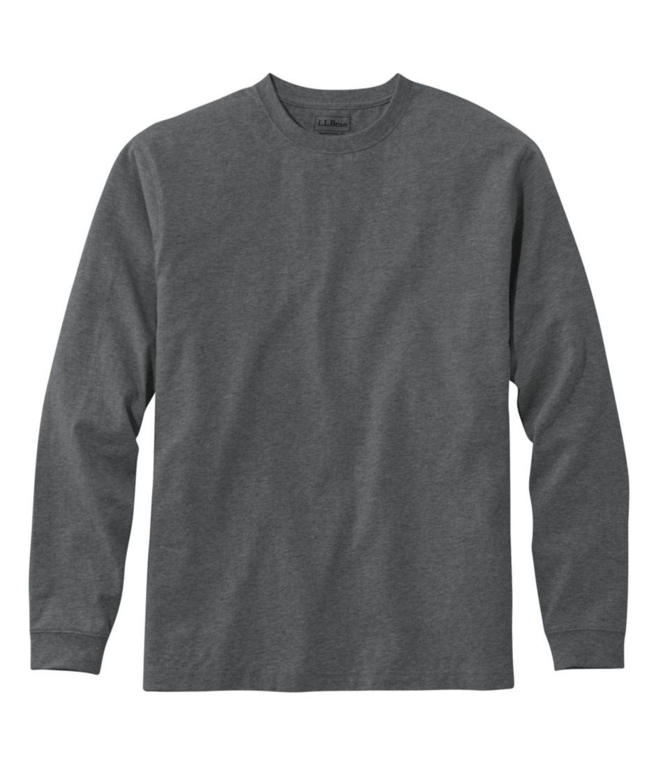 Men's Carefree Unshrinkable Tee, Traditional Fit, Long-Sleeve | T