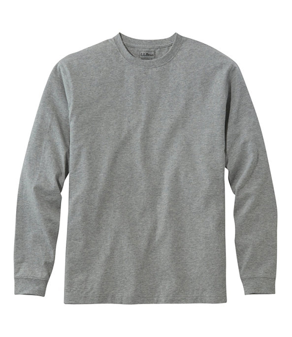 Men's Carefree Long-Sleeve Unshrinkable Shirt, Gray Heather, large image number 0
