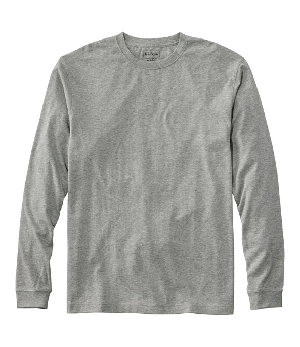 Men's Carefree Long-Sleeve Unshrinkable Shirt, Gray Heather, large image number 0