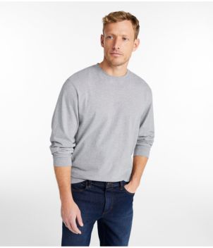 Men's Carefree Unshrinkable Tee, Traditional Fit, Long-Sleeve