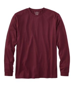 Men's Carefree Unshrinkable Tee, Traditional Fit, Long-Sleeve