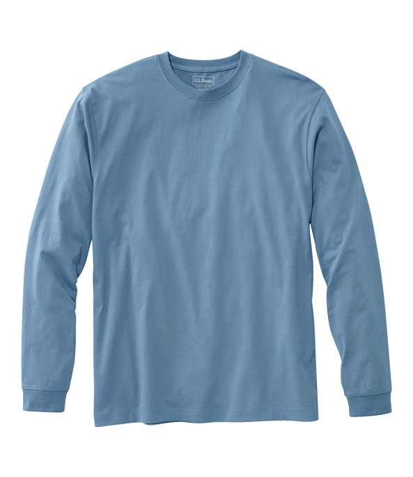 Men's Carefree Long-Sleeve Unshrinkable Shirt, Delta Blue, large image number 0