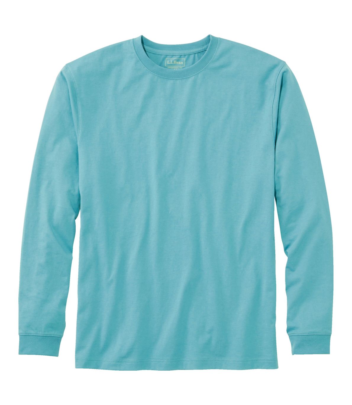 Men's Carefree Unshrinkable Tee, Traditional Fit, Long-Sleeve