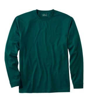 Men's Carefree Unshrinkable Tee, Traditional Fit, Long-Sleeve