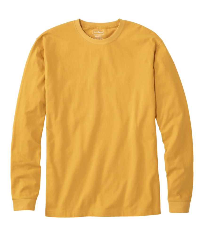 Men's Carefree Unshrinkable Tee, Traditional Fit, Long-Sleeve