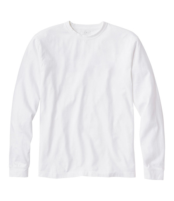 L.L.Bean Men's Carefree Unshrinkable Long Sleeve T