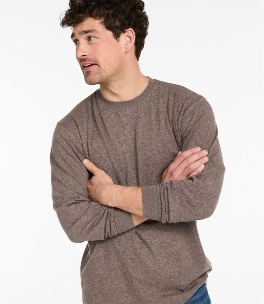 Men's Carefree Unshrinkable Tee, Traditional Fit, Long-Sleeve