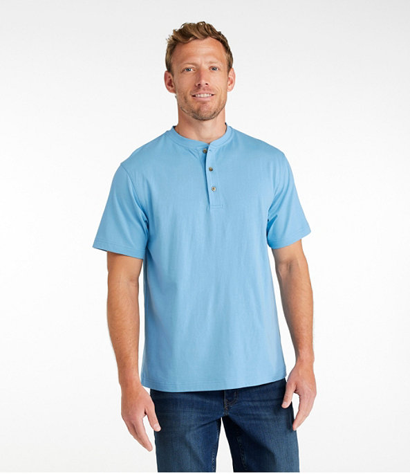 Men's Carefree Unshrinkable Shirt, Henley, , large image number 1