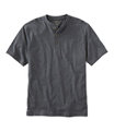 Men's Carefree Unshrinkable Shirt, Henley, Charcoal Heather, small image number 0