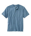 Men's Carefree Unshrinkable Shirt, Henley, Delta Blue, small image number 0