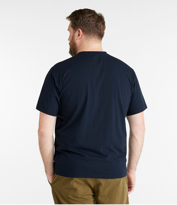 Men's Carefree Unshrinkable Shirt, Henley Short-Sleeve, , large image number 4