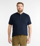 Men's Carefree Unshrinkable Tee, Traditional Fit, Long-Sleeve Henley