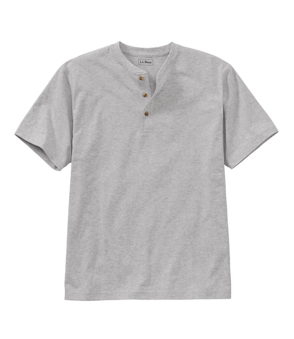 Men's Carefree Unshrinkable Tee, Traditional Fit, Henley | Henleys at L ...
