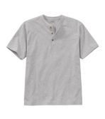 Men's Carefree Unshrinkable Tee, Traditional Fit, Henley