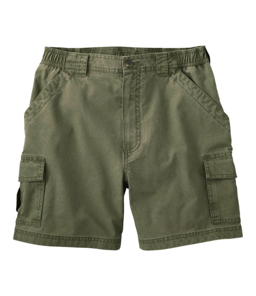 Men's Tropic-Weight Cargo Shorts, Comfort Waist, 6", Dusty Olive, small image number 1