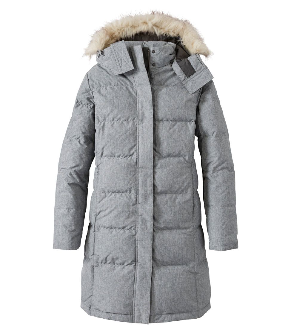 Three Quarter Length Winter Jacket - Aby, Femme