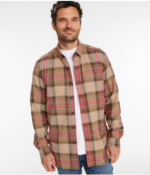 Men's Scotch Plaid Flannel Shirt, Traditional Fit