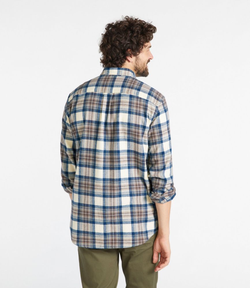 Men's Scotch Plaid Flannel Shirt, Traditional Fit, Antique Dress Stewart, small image number 3