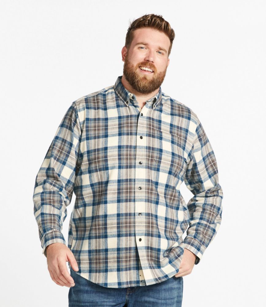 Men's Scotch Plaid Flannel Shirt, Traditional Fit, Morgan, small image number 4