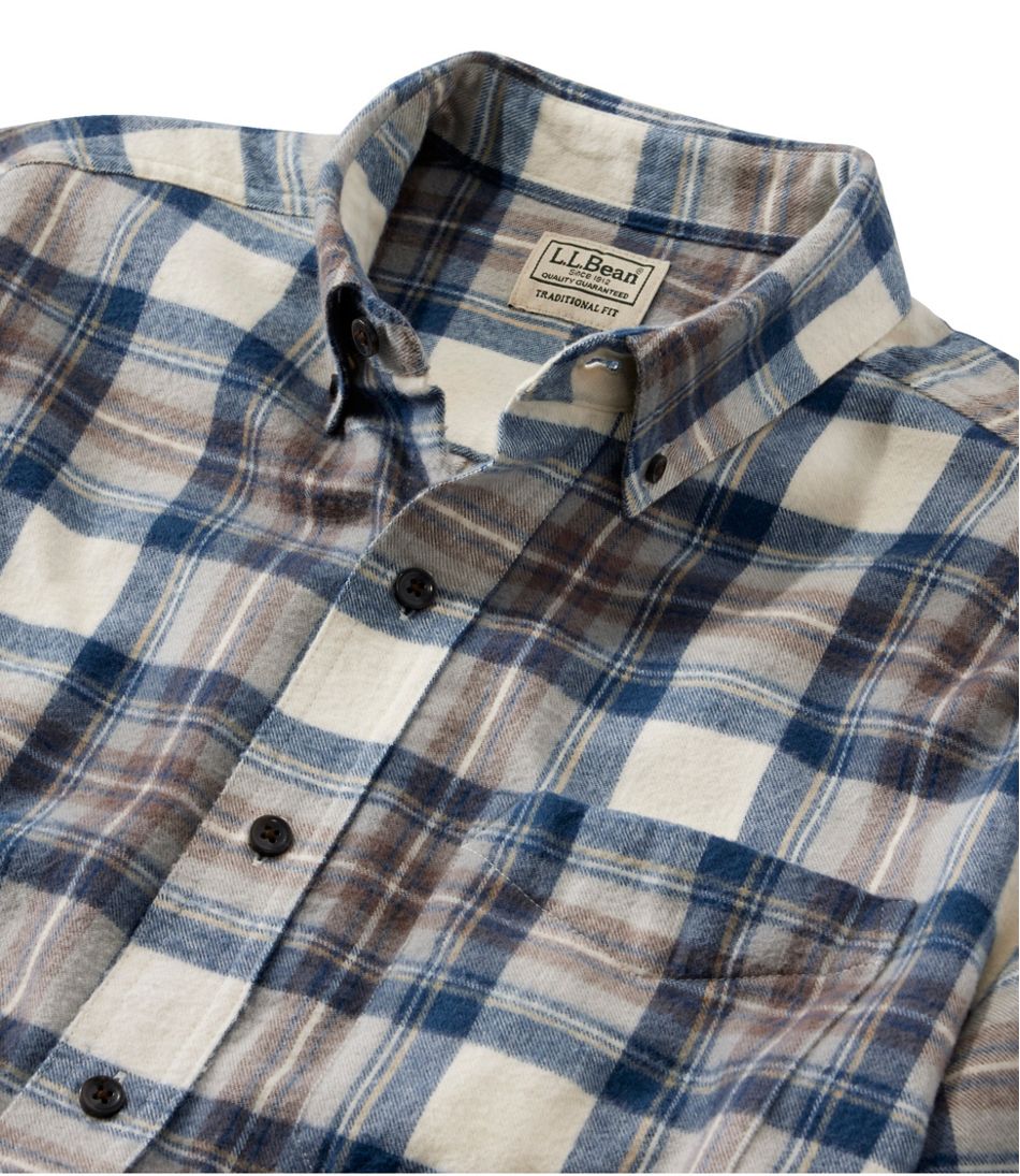 Plaid Flannel Shirt, Traditional Fit | Casual Button-Down Shirts L.L.Bean