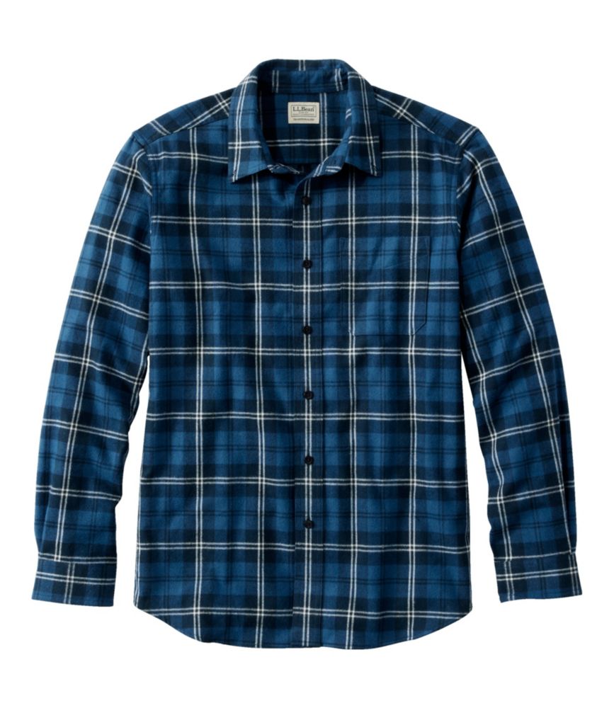 Men's Scotch Plaid Flannel Shirt, Traditional Fit