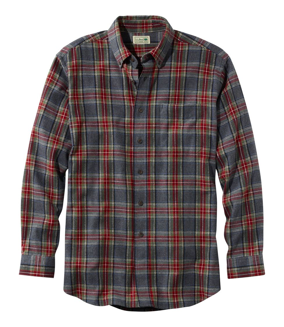 Men's Scotch Plaid Flannel Shirt, Traditional Fit at L.L. Bean
