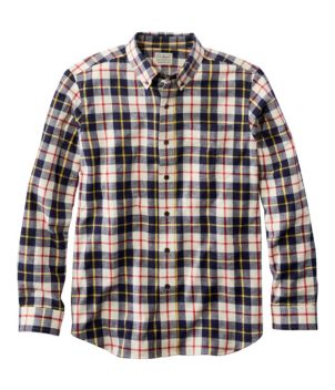 Men's Scotch Plaid Flannel Shirt, Traditional Fit