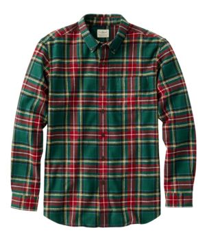 Men's Scotch Plaid Flannel Shirt, Traditional Fit