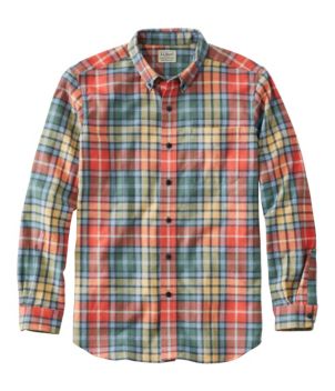 Men's Scotch Plaid Flannel Shirt, Traditional Fit