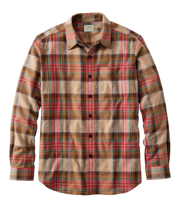 Scotch Plaid Flannel Shirt, Antique Dress Stewart, large image number 0
