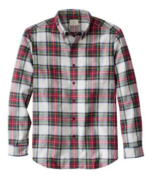 Men's Scotch Plaid Flannel Shirt, Traditional Fit