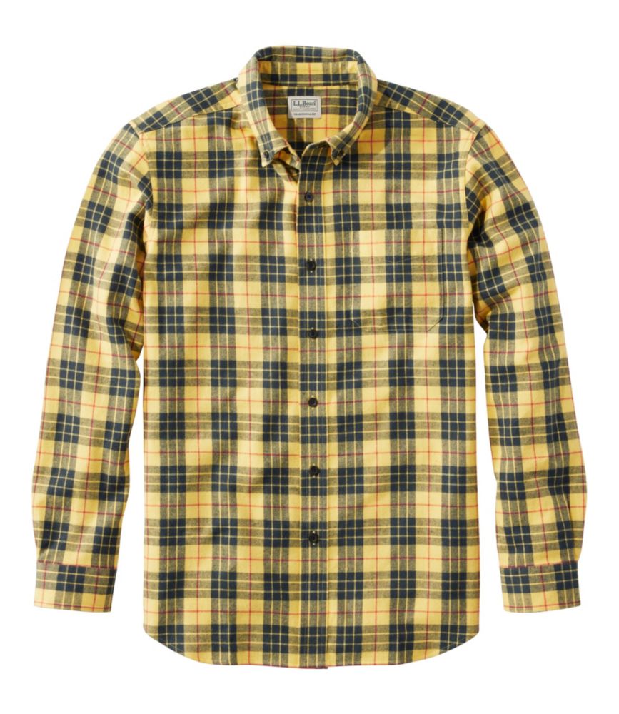 Men's Scotch Plaid Flannel Shirt, Traditional Fit