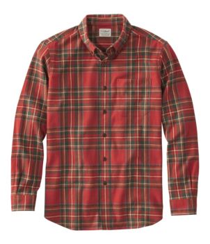 Men's Scotch Plaid Flannel Shirt, Traditional Fit