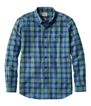Men's Scotch Plaid Flannel Shirt, Traditional Fit