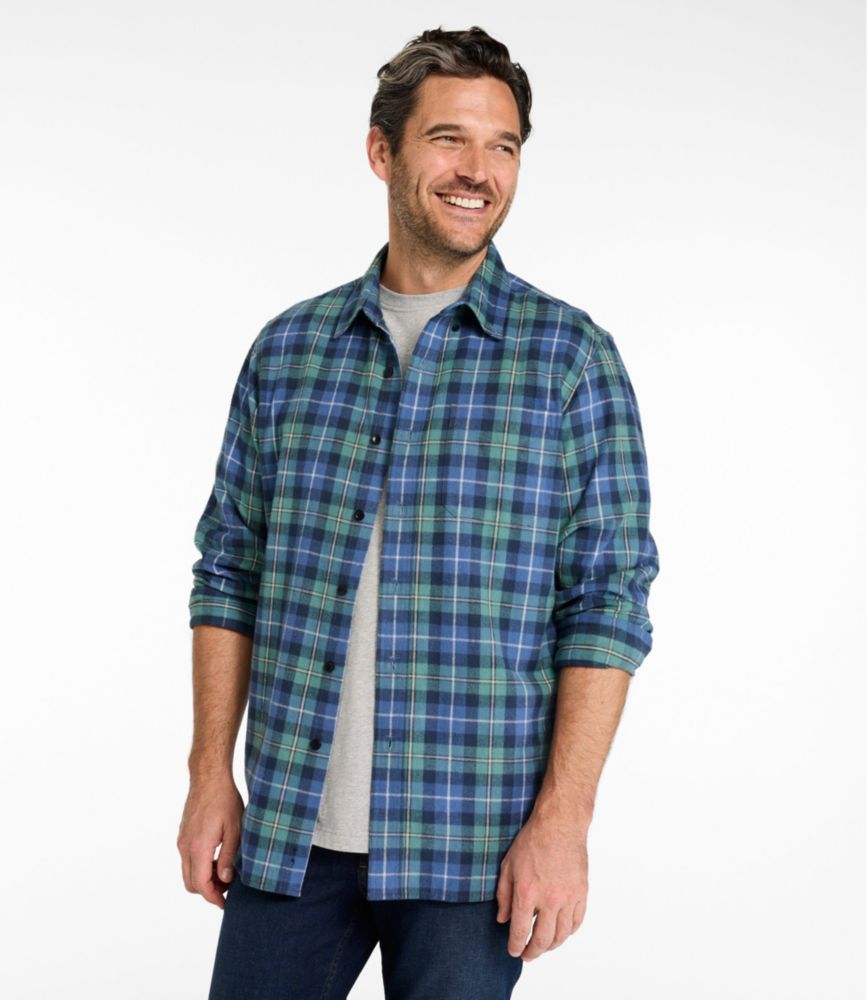 Men's Scotch Plaid Flannel Shirt, Traditional Fit
