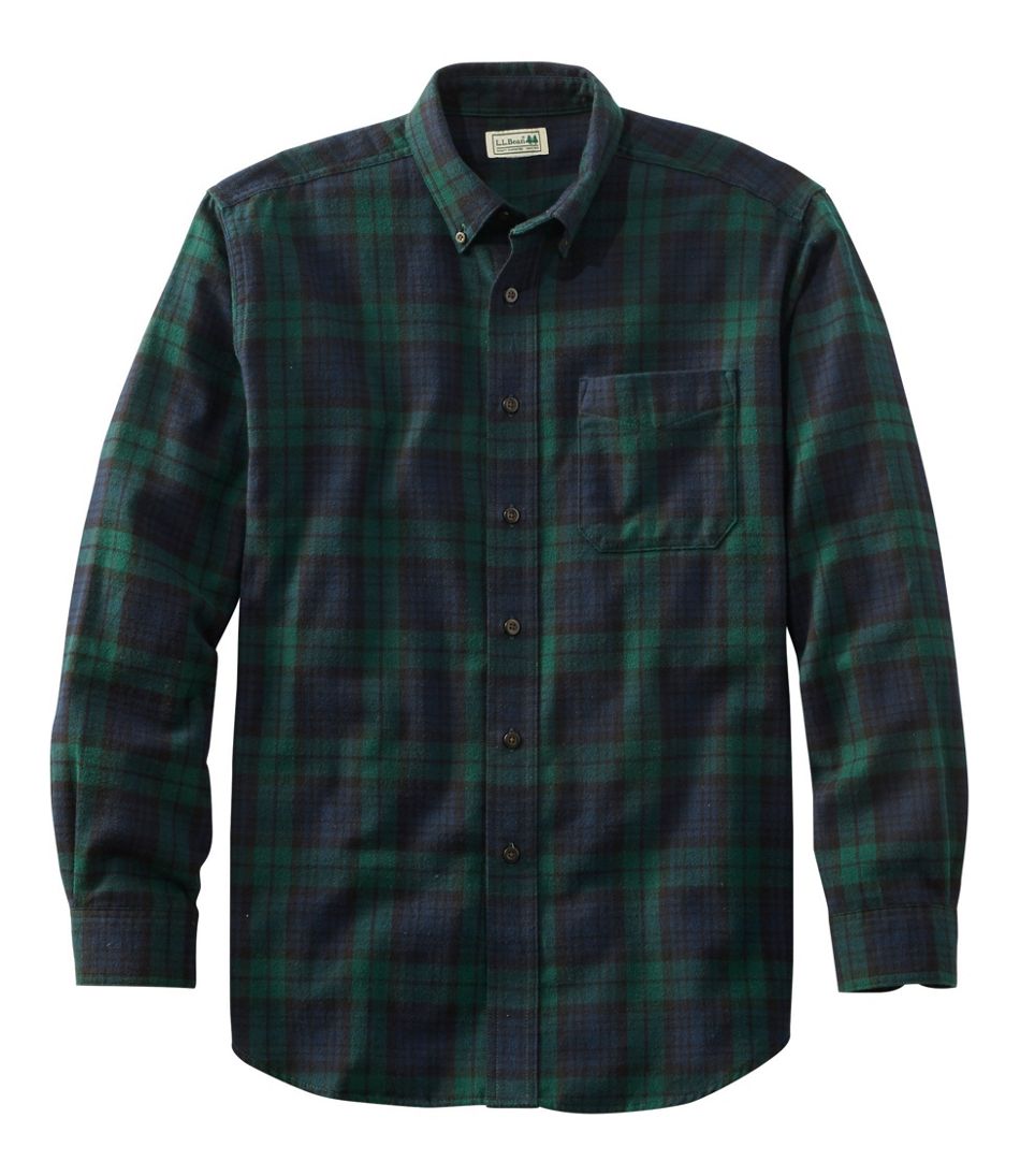 Scotch Plaid Flannel Shirt, Traditional Fit