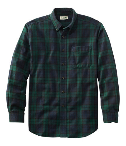 Men's Scotch Plaid Flannel Shirt, Traditional Fit | Free Shipping at L ...