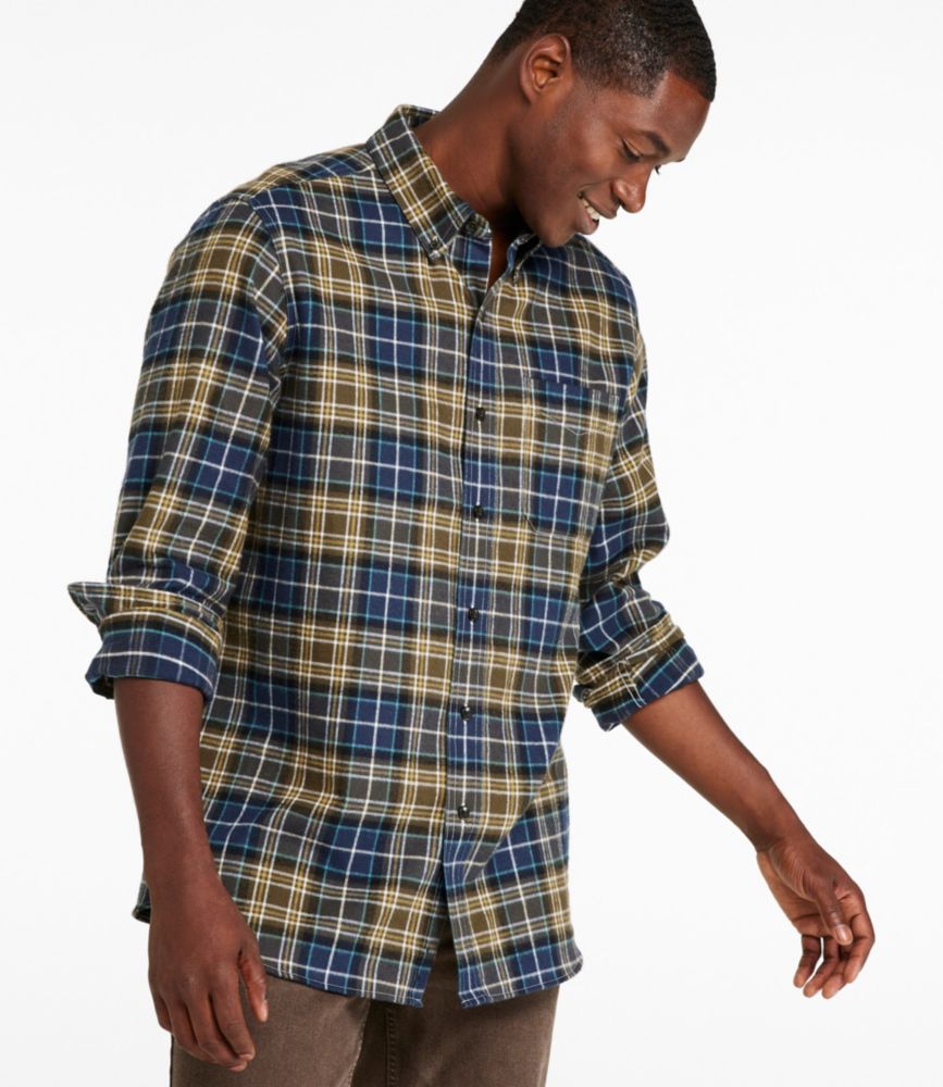 Men's Scotch Plaid Flannel Shirt, Traditional Fit My 17 year old grandson loved it