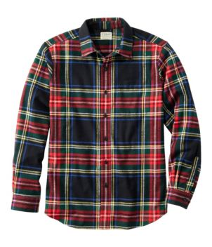 Men's Scotch Plaid Flannel Shirt, Traditional Fit