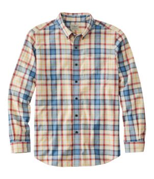 Men's Scotch Plaid Flannel Shirt, Traditional Fit