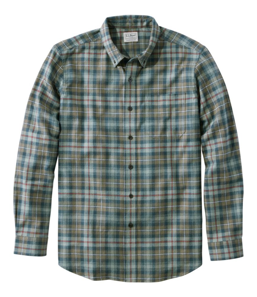 Men's Scotch Plaid Flannel Shirt, Traditional Fit