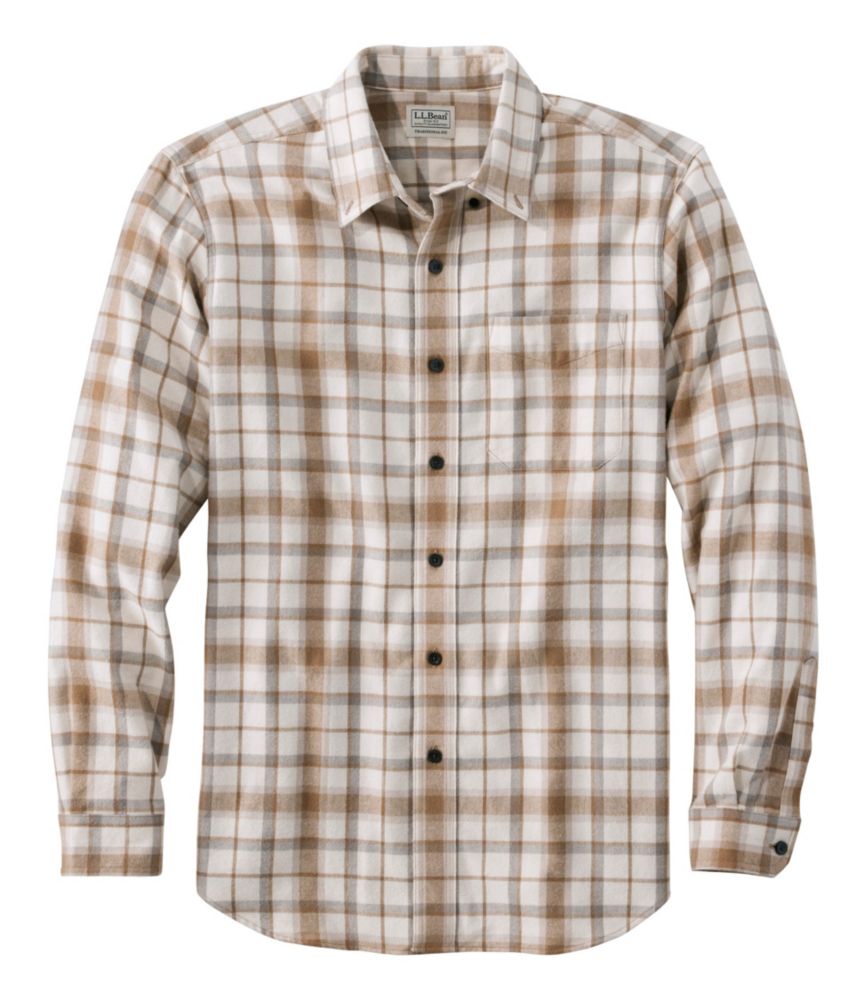 Men's Scotch Plaid Flannel Shirt, Traditional Fit