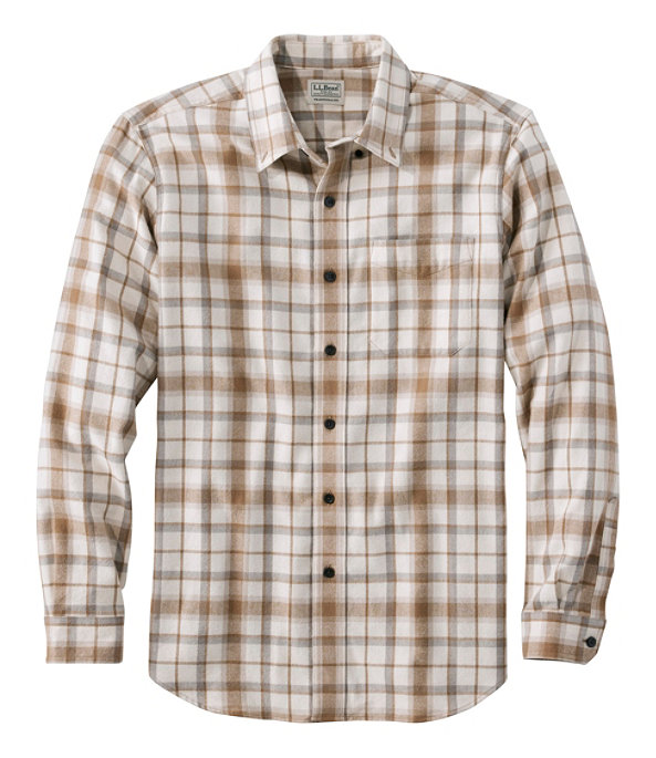 Scotch Plaid Flannel Shirt, Bean of Freeport Natural, large image number 0
