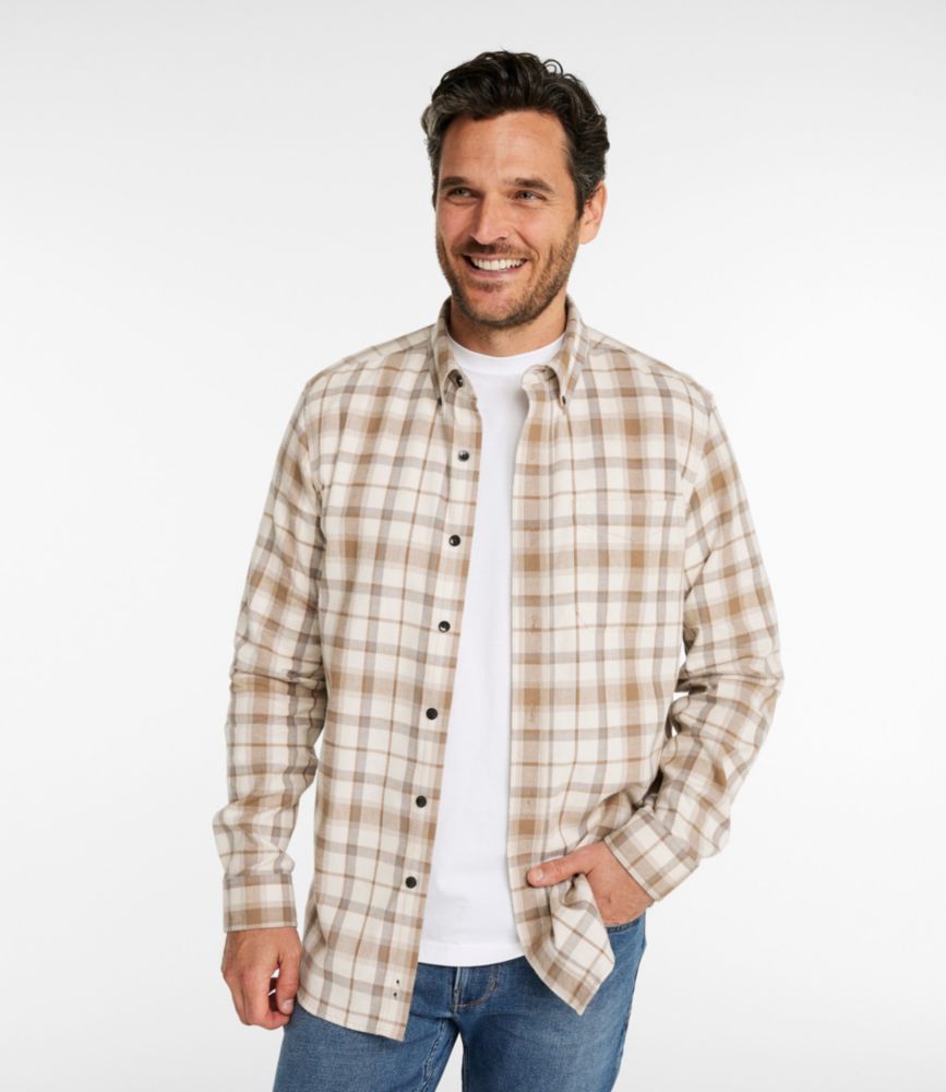 Men's Scotch Plaid Flannel Shirt, Traditional Fit