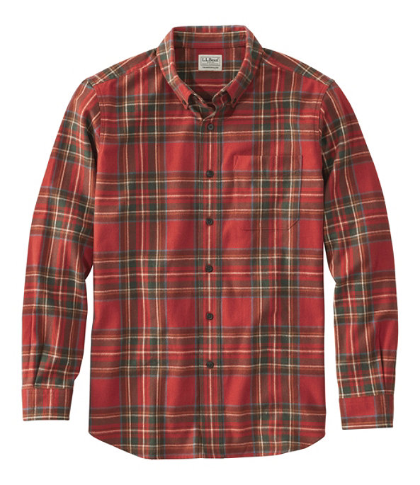 Scotch Plaid Flannel Shirt, Antique Royal Stewart, large image number 0