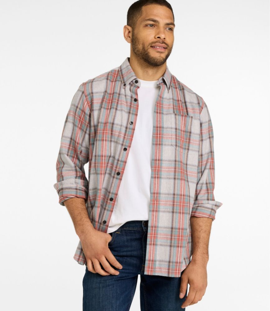 Men's Scotch Plaid Flannel Shirt, Traditional Fit