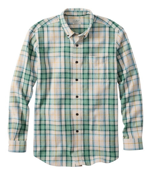 Scotch Plaid Flannel Shirt, Bean of Freeport Green, large image number 0