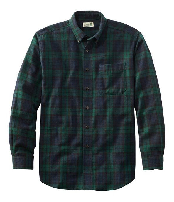 Scotch Plaid Flannel Shirt, Black Watch, large image number 0