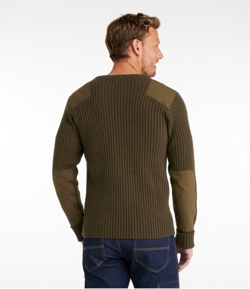 Men's Commando Sweater, Crewneck, Gray Heather, small image number 3