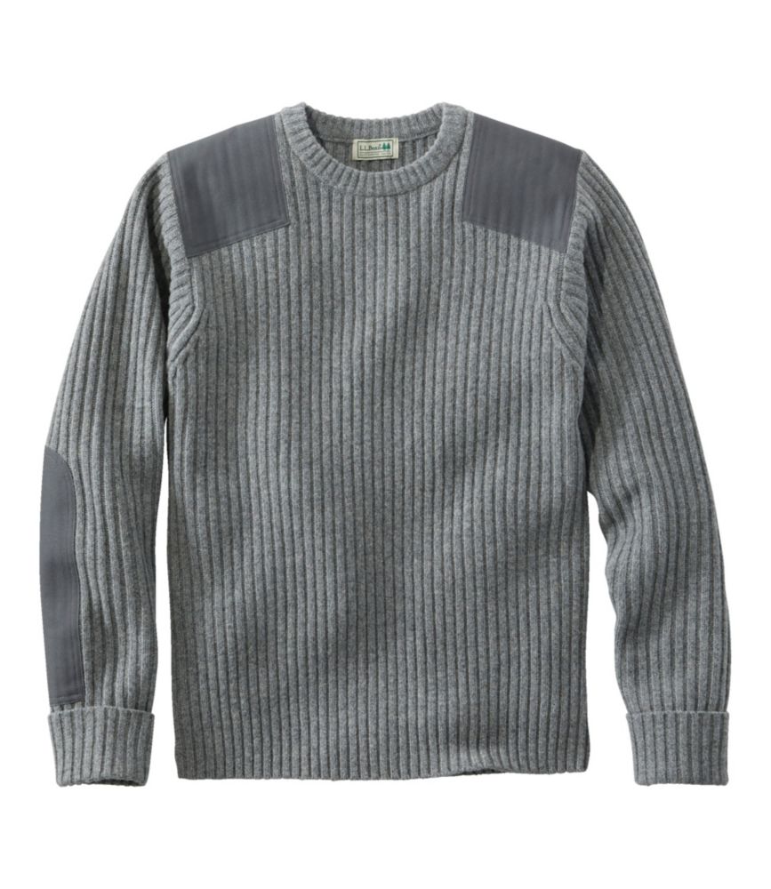 Men's Commando Sweater, Crewneck, Gray Heather, small image number 1